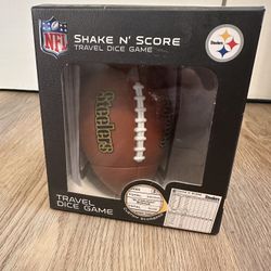 Steelers shake n’ score travel dice game