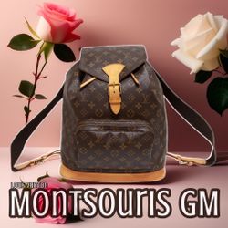 💯 Authentic Montsouris GM Louis Vuitton