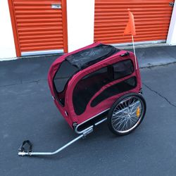 Dog Trailer For A Bicycle Fits Medium To Large Dogs for Sale in