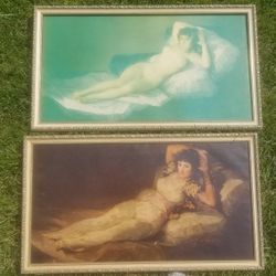 Prints By GOYA...brought Back From Barcelona About 1960s