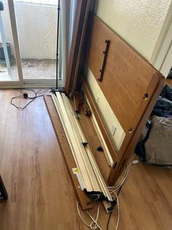 (Q) Slotted Bamboo bed framel