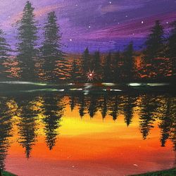 Where The Sky Meets Itself Painting