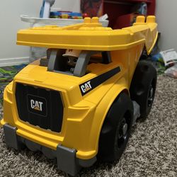 CAT Dumptruck + Lego Blocks Toy