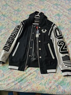 True religion men Varsity Jacket Size S