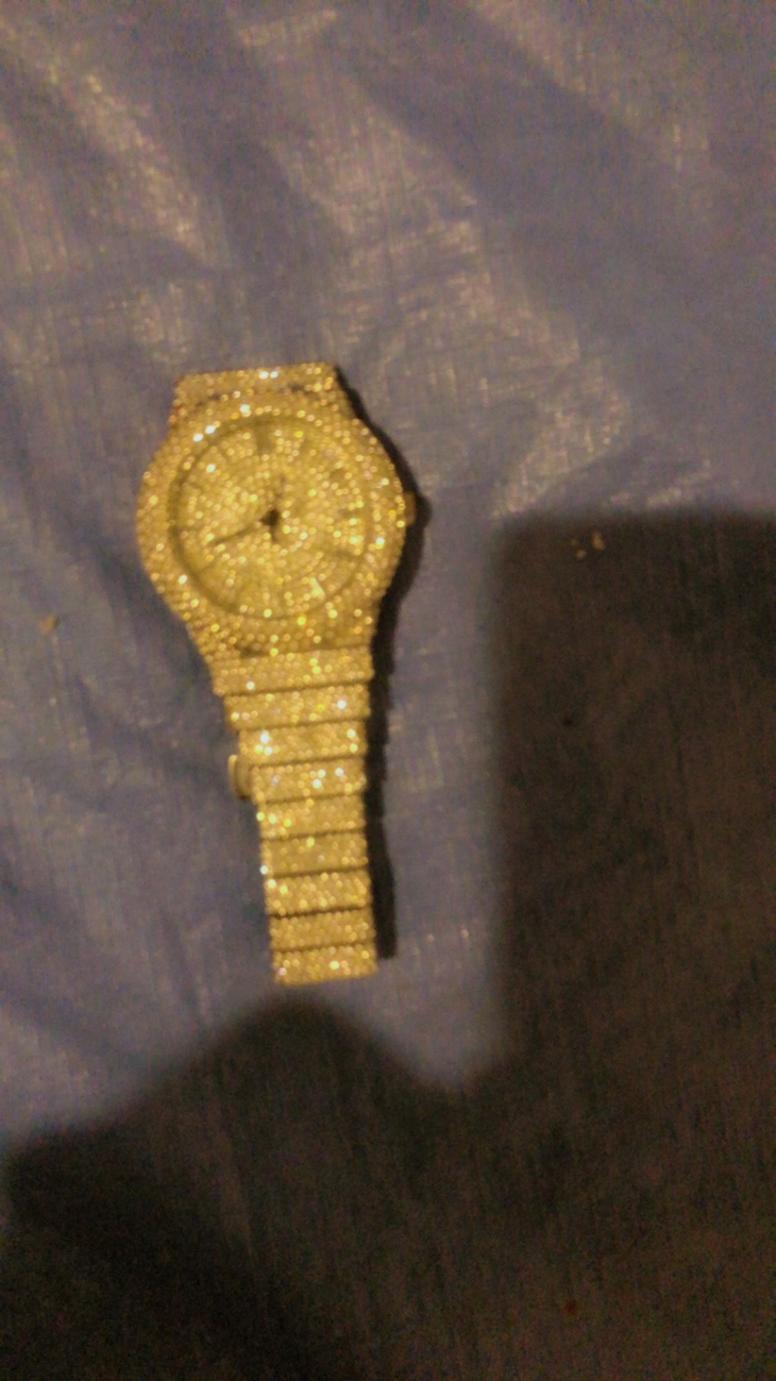 Iced Out Watch (Diamonds Arnt Real)