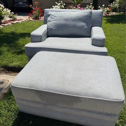 Free glider and sofa with ottoman