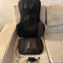 Snailax Neck Back Massager with Heat, Full Body Massage Chair Pad, Adjustable Compression, Rolling, Shiatsu Massage Seat Cushion