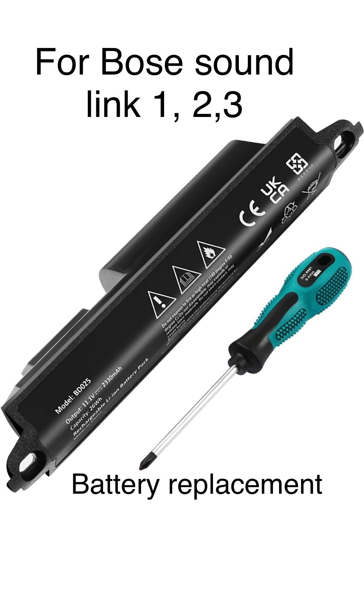 Battery Replacement Fit Portable Speaker Bose Sound Link 1, 2 , 3