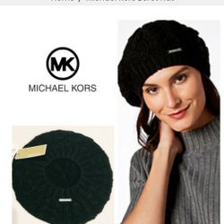 Michael Kors Ladies Classic Cable Beret  Hat