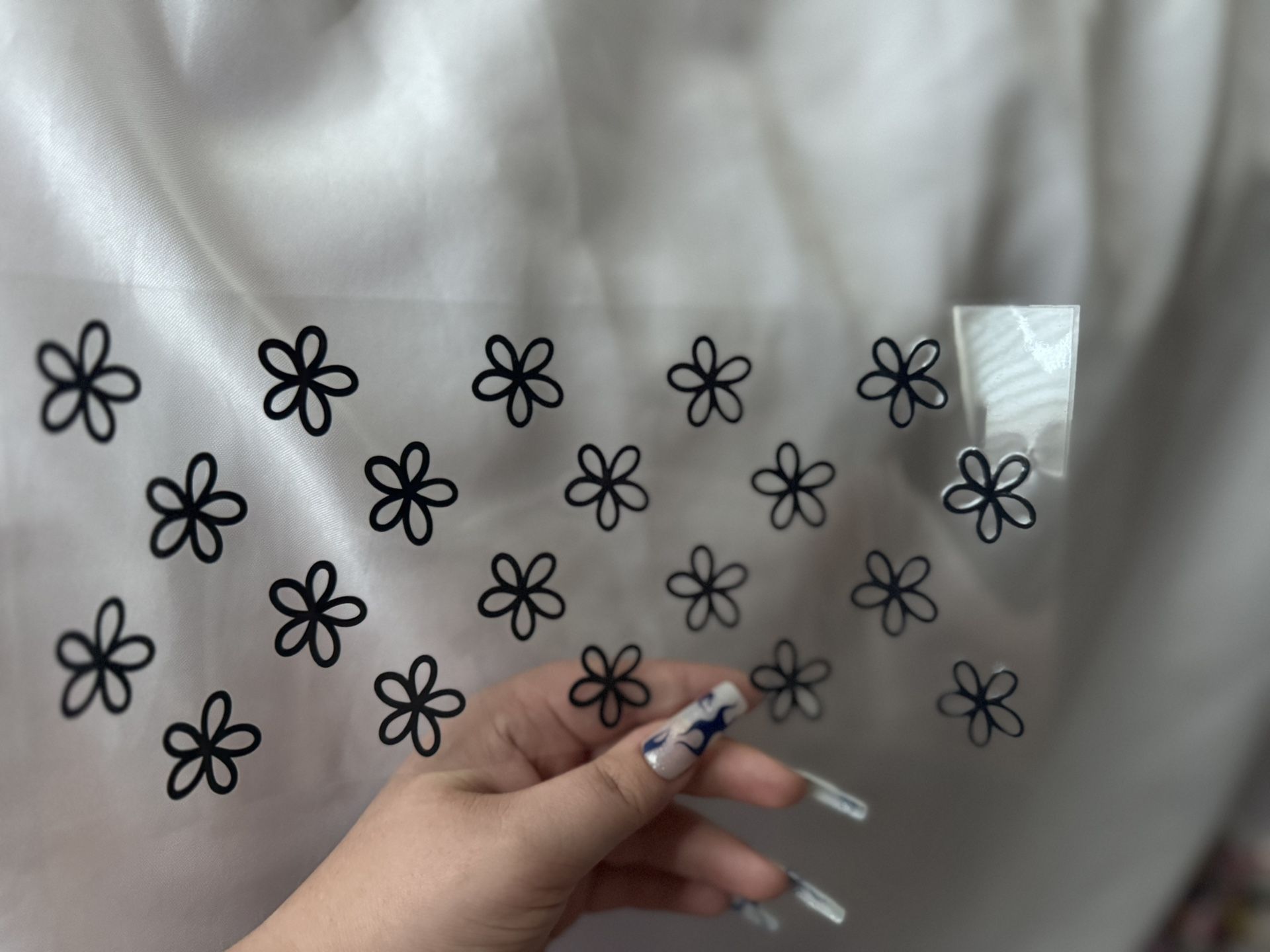 Black Flower Wrap