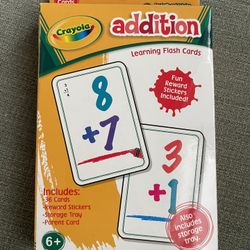 Crayola Addition Flashcards