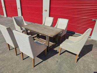 Dining table with chairs