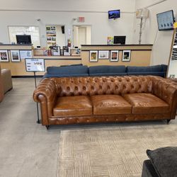 Genuine Leather Sofa 