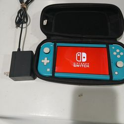 Nintendo Switch Lite cyan color