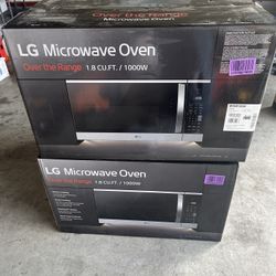 LG 1.8 Cu. Ft. Over-the-Range Smart Microwave - Stainless Steel NEW