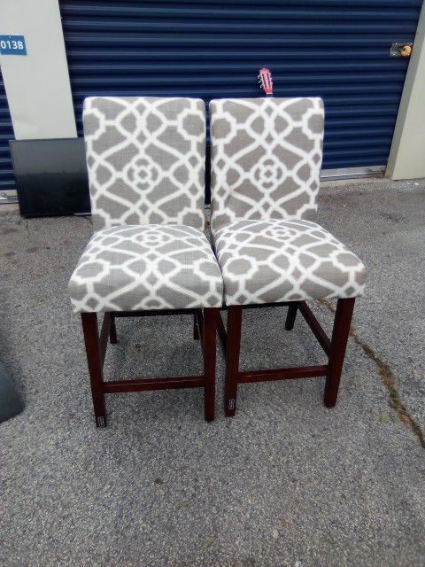 * TWO VERY NICE BAR ACCENT CHAIRS** $75 OBO