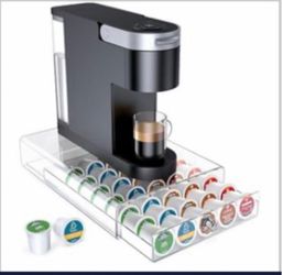 Crystal Clear Acrylic K Cup Organizer Coffee