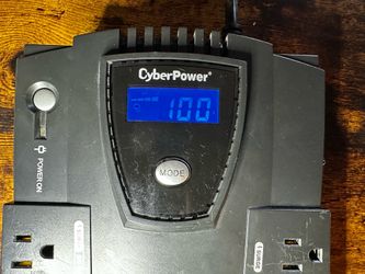 CyberPower CP600LCD UPS 600VA – Battery Backup & Surge Protector – 8 Outlets
