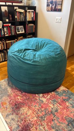 5' Memory Foam Lounge Chair with Soft Microfiber Cover