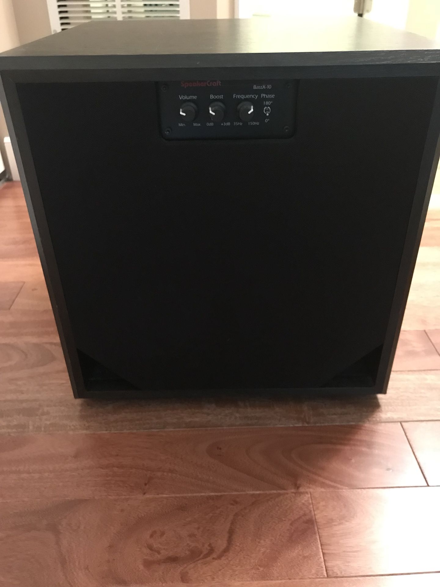 SpeakerCraft BASSX-10 10 FRONT FIRING FLOOR Powered SUBWOOFER HOME THEATRE  for Sale in West Dundee, IL - OfferUp