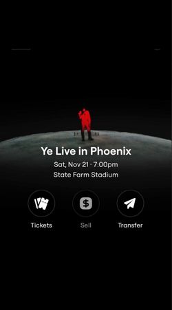 Kanye Tickets in Phoenix AZ