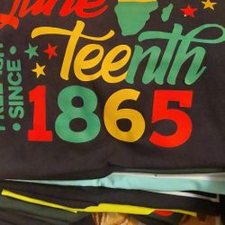 Juneteen Tee Shirts& Boots On  The Ground & Where My Fans At
