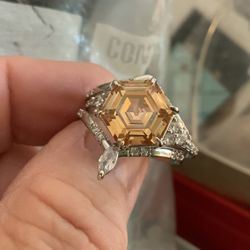 Smoky Topaz Ring 