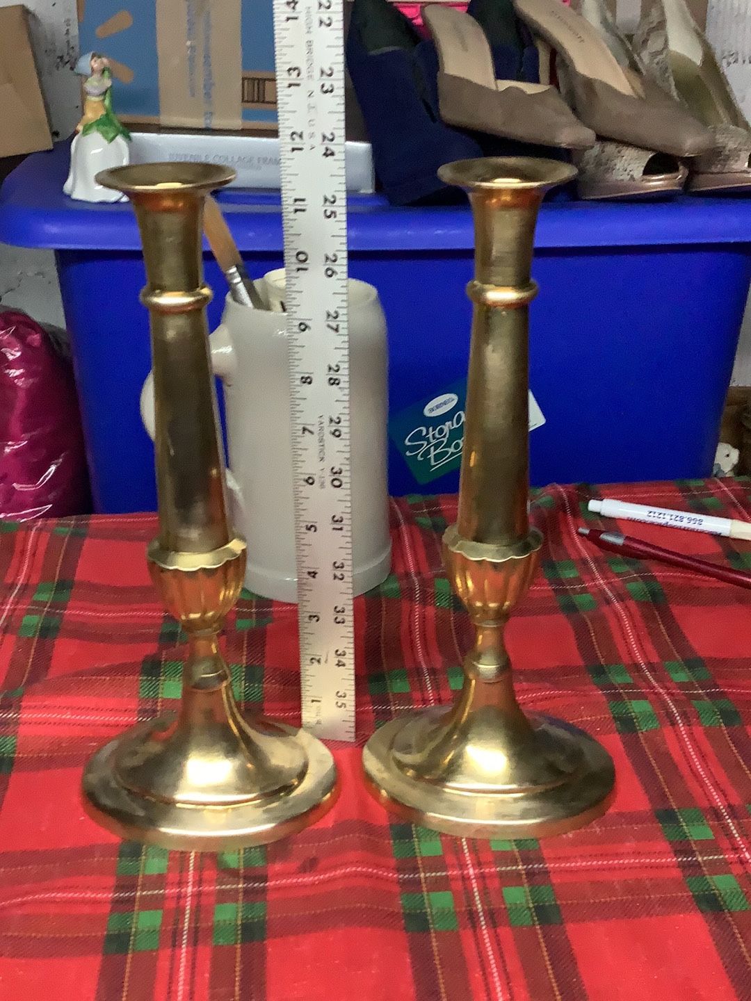 Pair Of Brass Candlestick