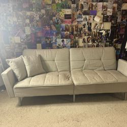 Light Grey Futon Couch