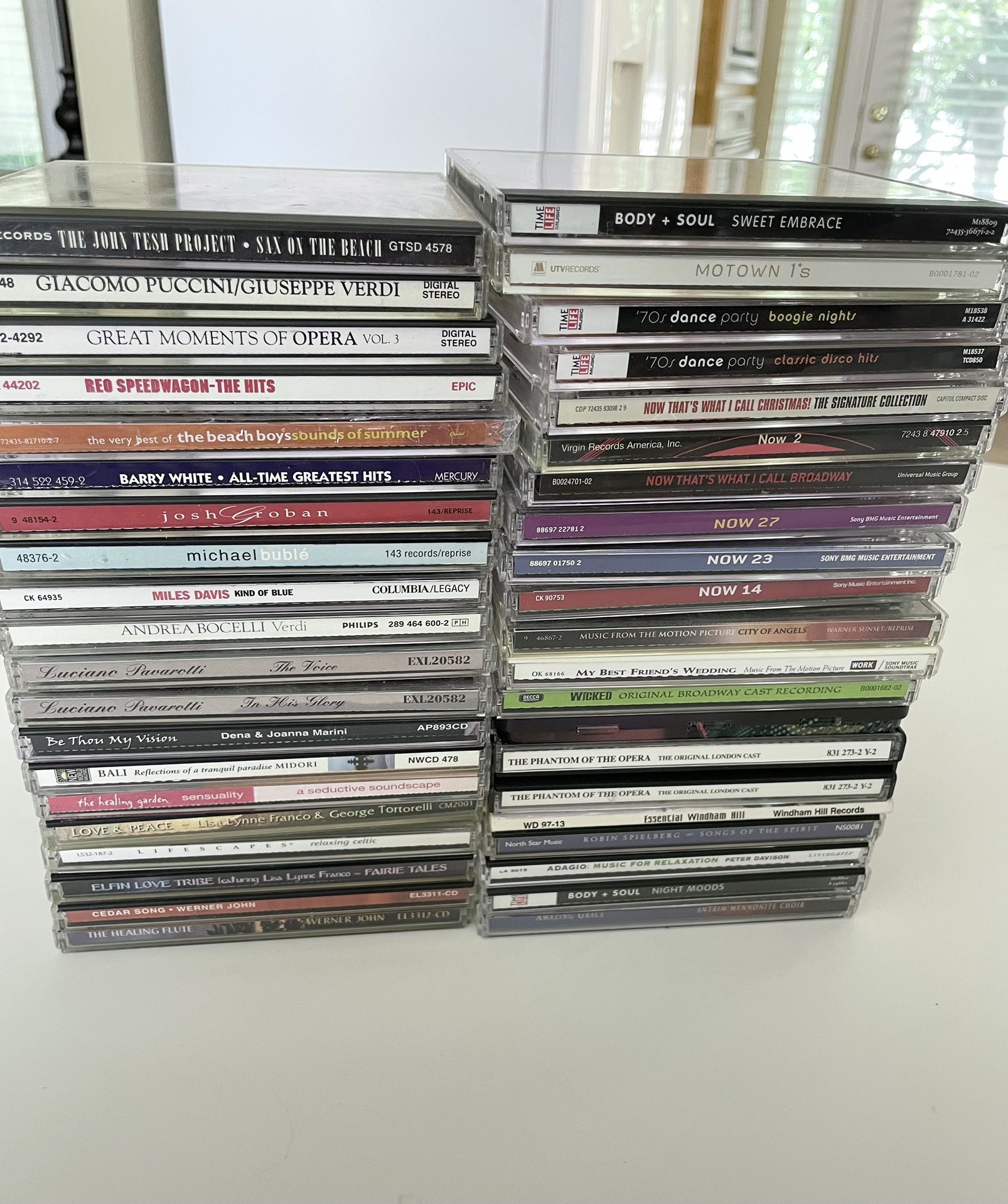 40 Great CD’s Opera, Easy Listening Relaxation, Broadway Shows & Movie Soundtracks Etc. Check Out All The Pictures.