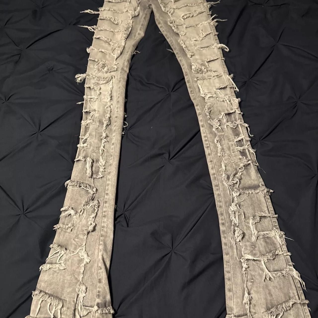 Stacked Jeans - Grey Size 28