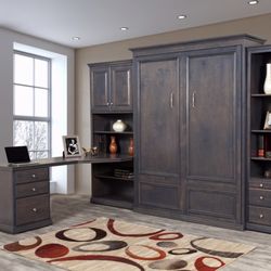 Elegant Bed Wardrobe Set