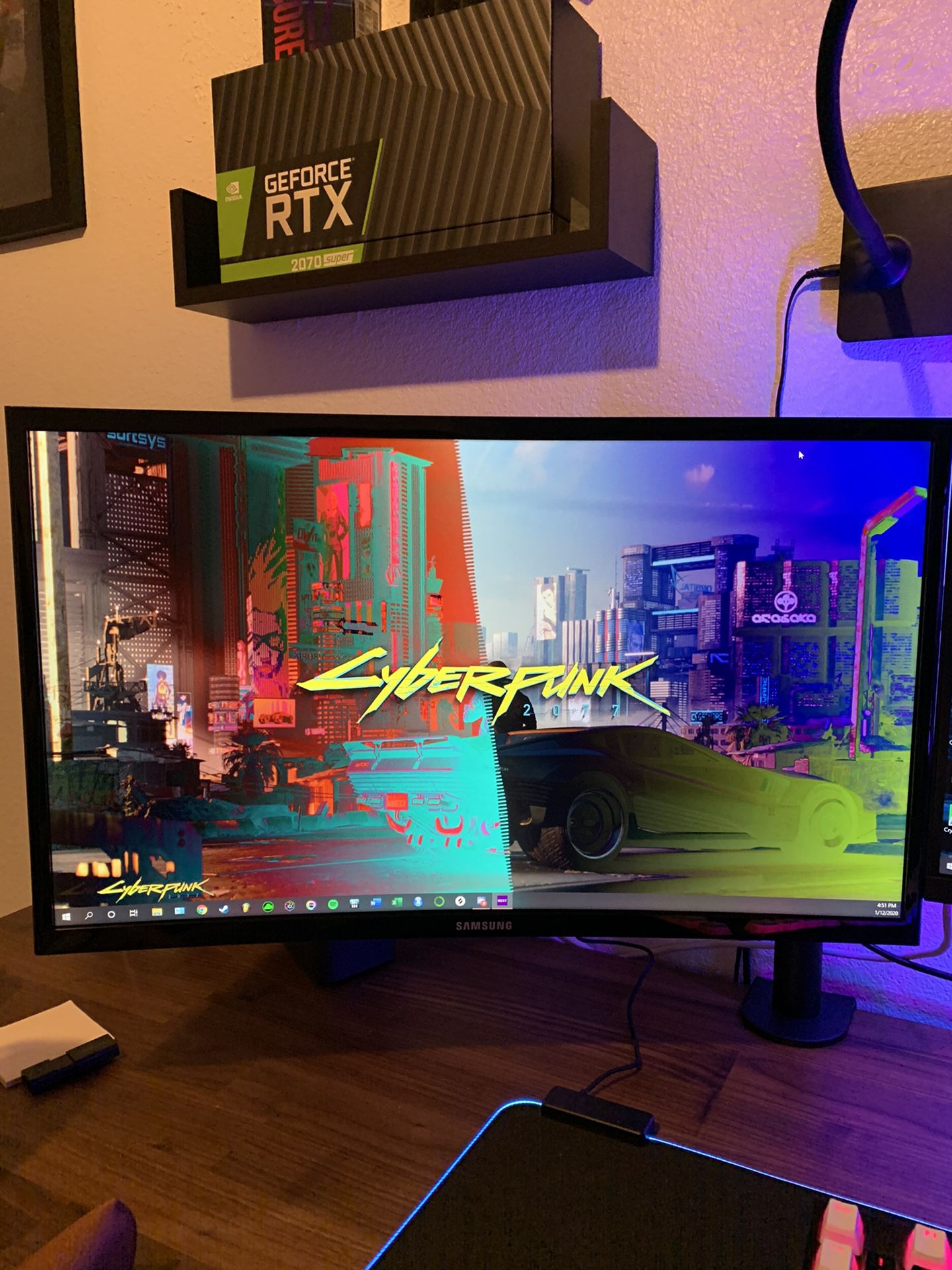 24 inch Samsung Curved Monitor (LC24F390)
