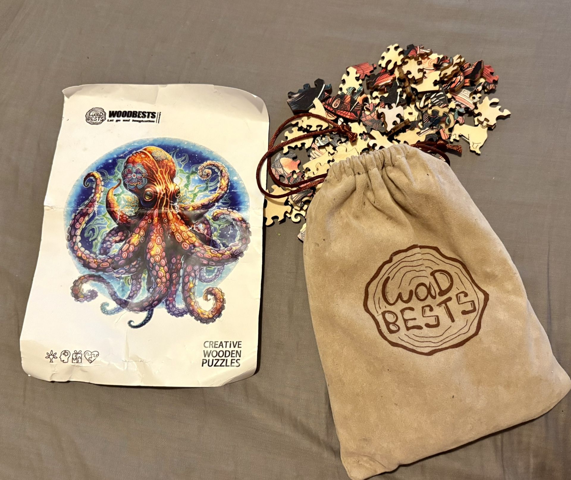 (4)Woodbests Creative Wooden Puzzles