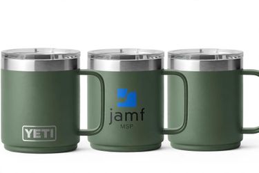 YETI 10oz Rambler Mug Lot - 3 New - Green