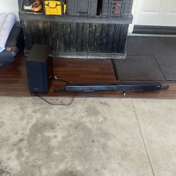 Samsung Sound Bar And Subwoofer 