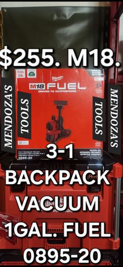 Milwaukee Backpack Vacuum Fuel M18