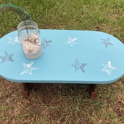 Small Coffee Table Glass Arrangement Included 