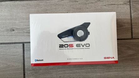 Sena 20S EVO Bluetooth Motorcycle Communication System – New Sealed