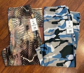 Set of TWO (2) Size 1X - Brand New with Tags $70 Nine West Active Pilates Yoga Workout Pants