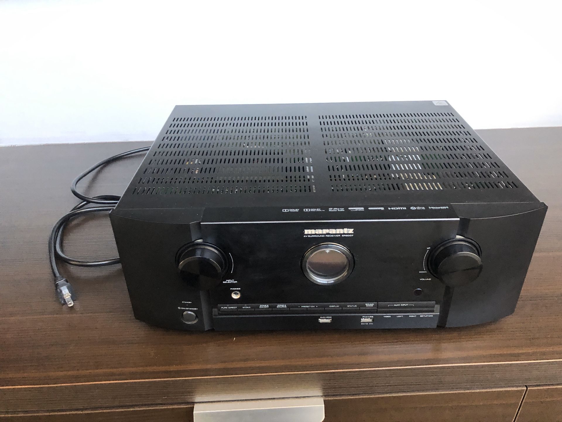Marantz SR6007 Audio Video Home Theater Receiver For Parts or Repair