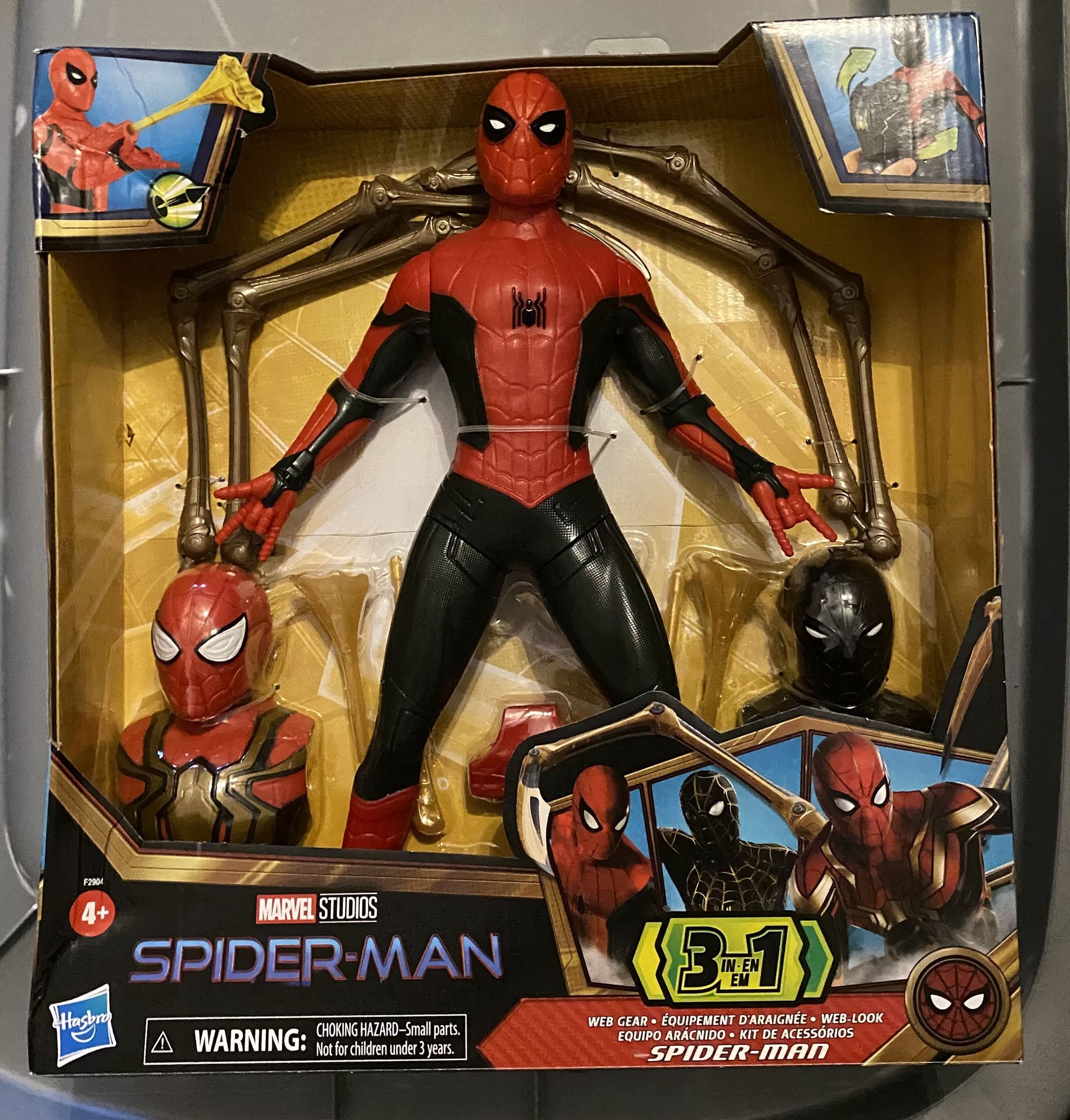 SPIDER-MAN 3 in 1 TOY NEW!