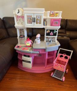 STEP2 BIG KITCHEN 48x 32 SHOPPING 🛒 CART AND ACCESSORIES
