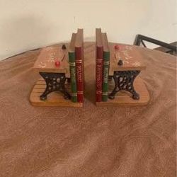 Vintage Bookends school Disk