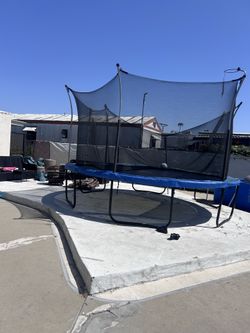 One year-old trampoline $150 must disassemble