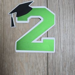 White & Green Metallic