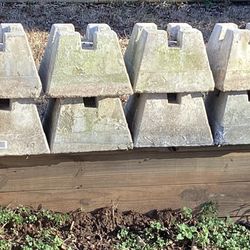 Used lightweight decking blocks.