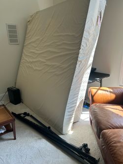 Queen Mattress with Metal Bed Frame