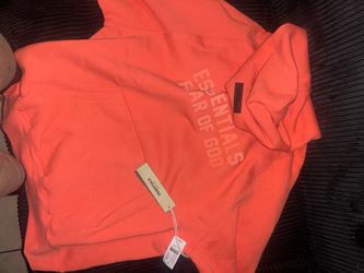 coral essential hoodie
