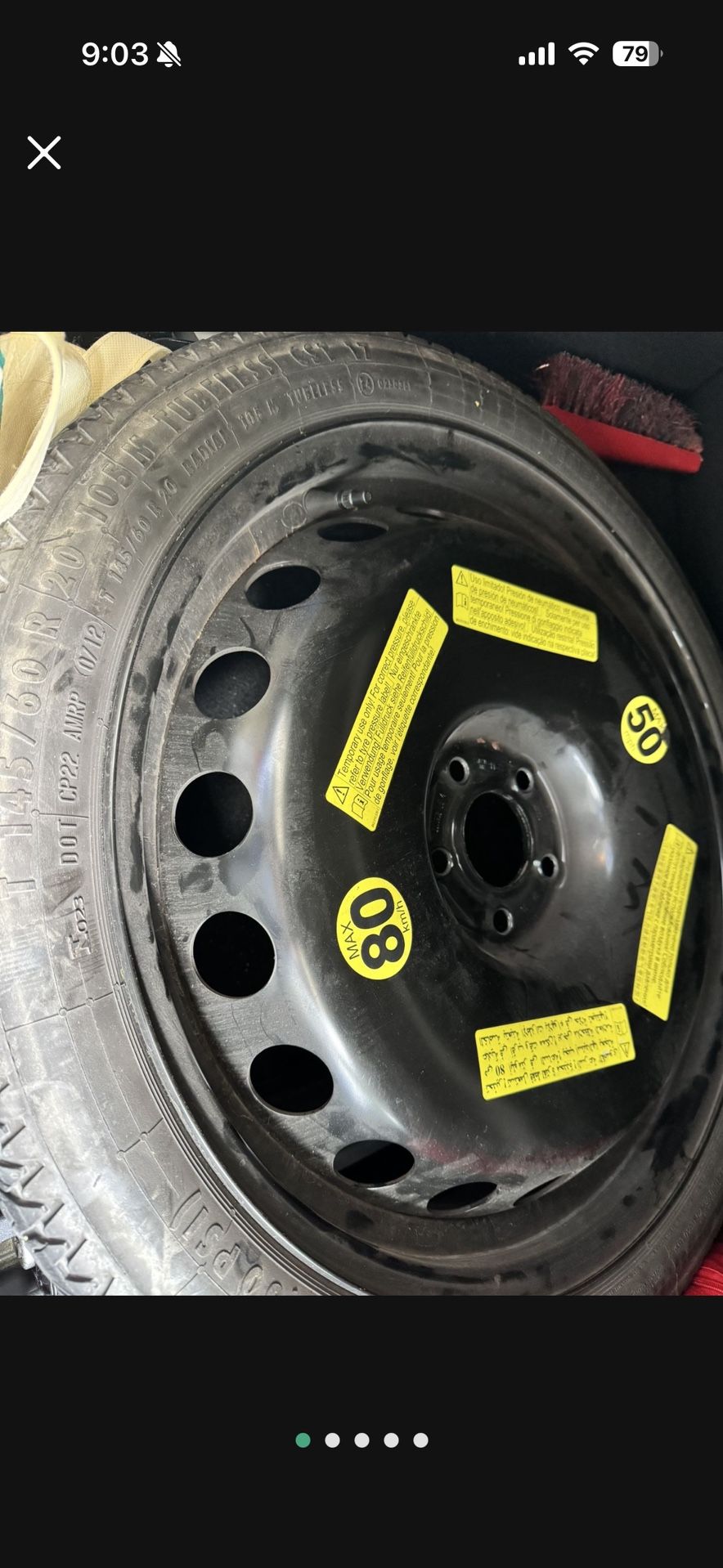 Audi Tire OEM New